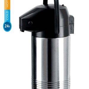 Emsa Isolier-Pumpkanne Kaffeekanne Isolierkanne Edelstahl 3 Liter President NEU