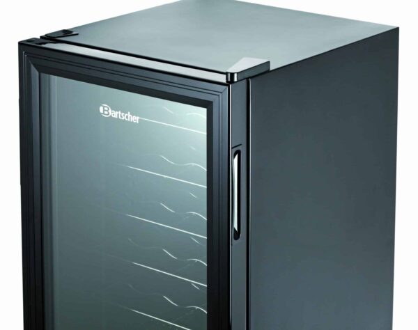 Bartscher Flaschen-Kühlschrank mit Glastür 88 Liter Schwarz NEU – Bild 6
