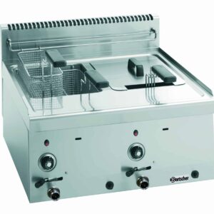 Bartscher Fritteuse Gas 600, B600, 2x8L