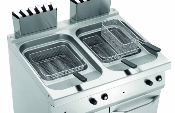 Bartscher Fritteuse Gas, 700, B800, 2x15L – Bild 4