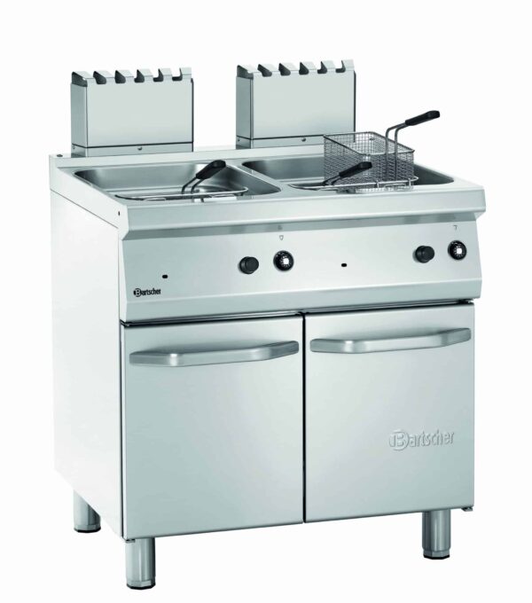 Bartscher Fritteuse Gas, 700, B800, 2x15L