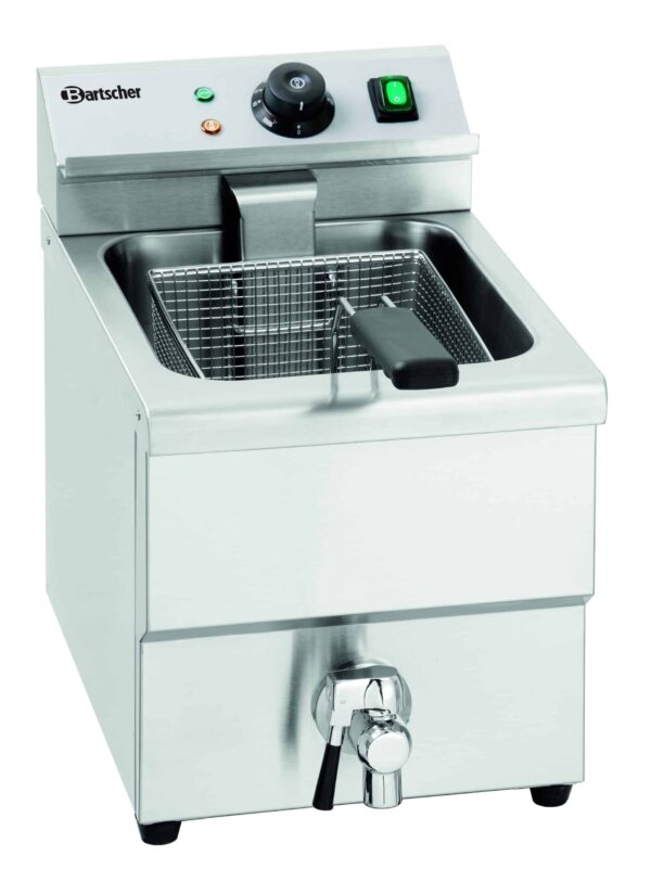 Bartscher Imbiss Fritteuse Tischgerät 8 Liter 230V 3250 W Silber NEU – Bild 3