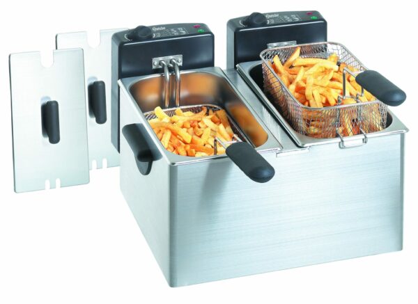 Bartscher Elektro Fritteuse 2x 4 Liter 2x 230V NEU – Bild 3