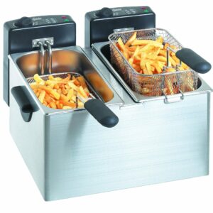 Bartscher Elektro Fritteuse 2x 4 Liter 2x 230V NEU