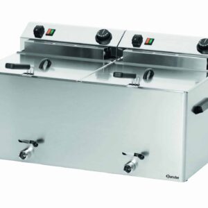 Bartscher DUO Fritteuse Tischgerät Doppel 2x 8,2 Liter 400V 16,2 kW NEU