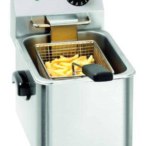 Bartscher Elektro Fritteuse Tischgerät aus Edelstahl 4 Liter 230V NEU