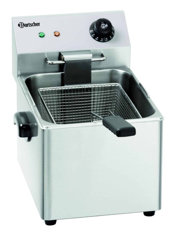 Bartscher Fritteuse Elektro 8 Liter aus Edelstahl bis 190°C 230V 3250W NEU – Bild 3
