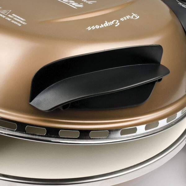 G3-Ferrari Pizzamaker Pizzaofen Express Delizia Italy Pizza 400°C 1200W Kupfer – Bild 5