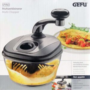 GEFU Multizerkleinerer Multihacker Zwiebelhacker SPINO 1,5 Liter NEU