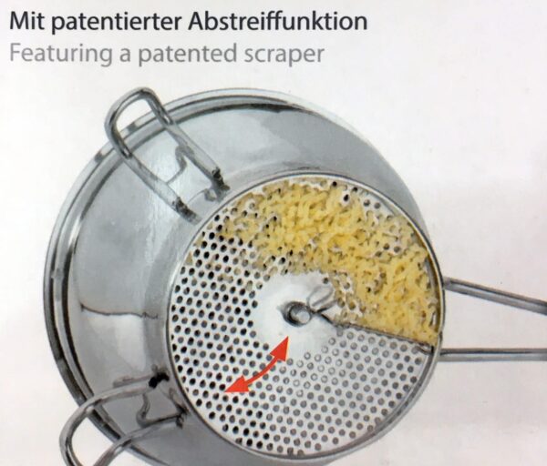 GEFU Flotte Lotte Passier-Gerät aus Edelstahl Inkl. 2 Lochscheiben NEU – Bild 2