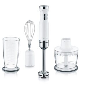 GRAEF Stabmixer Hand-Mixer Pürierstab Set Blender HB501 Weiss NEU