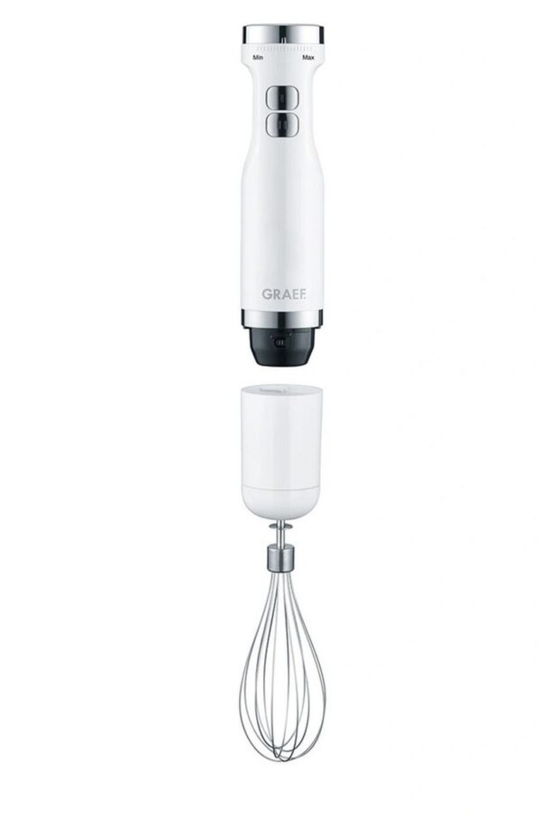 GRAEF Stabmixer Hand-Mixer Pürierstab Set Blender HB501 Weiss NEU – Bild 2