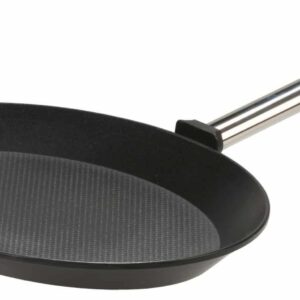 GSW Induktion Fischpfanne Oval Ø 40 cm Gastro Titanium Sauteuse NEU