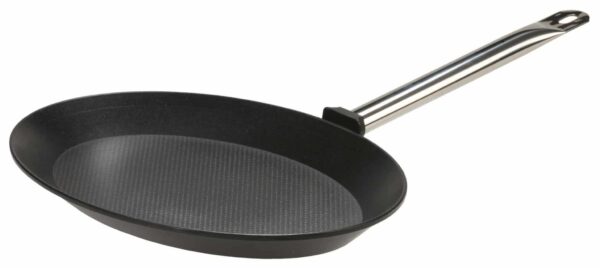 GSW Induktion Fischpfanne Oval Ø 40 cm Gastro Titanium Sauteuse NEU