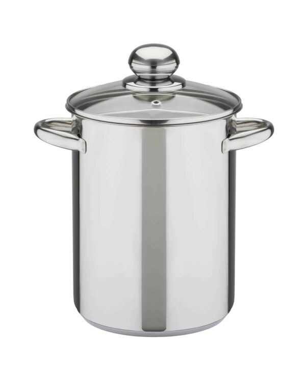 GSW Induktion Spargeltopf Spagettitopf Set aus Edelstahl Ø 16 cm 4,2 Liter NEU – Bild 2