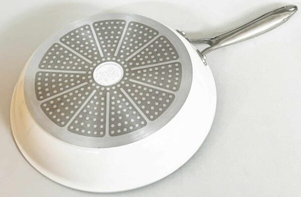 GSW Keramik Bratpfanne Serie Ceramica Color Weiss Ø 24 cm NEU – Bild 3