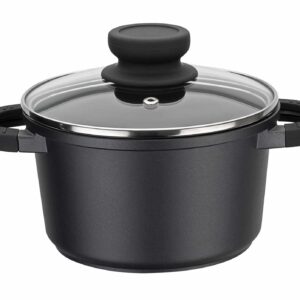 GSW Saucentopf Kochtopf Induktion Serie SilcoGuss noir Ø 16 cm 1,6 Liter NEU