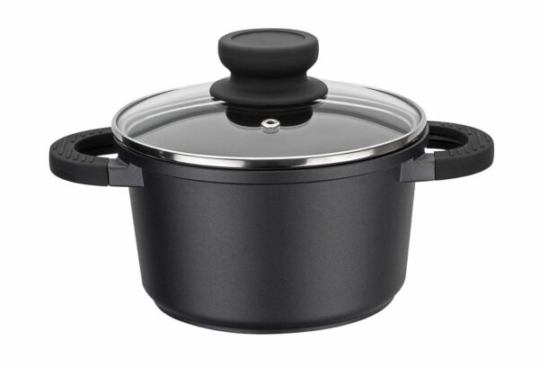 GSW Saucentopf Kochtopf Induktion Serie SilcoGuss noir Ø 16 cm 1,6 Liter NEU