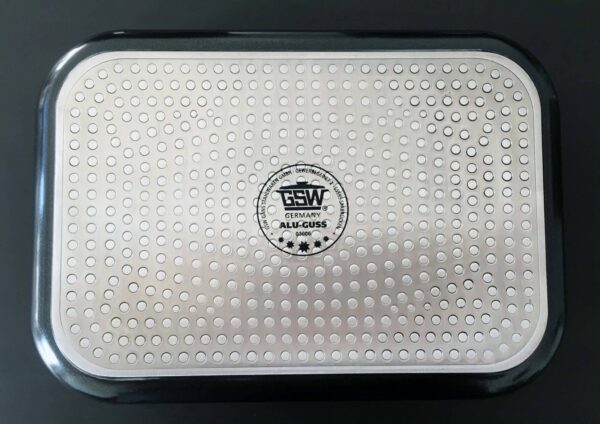 GSW Induktion Bräter Ceramica mit Glasdeckel Kobalt-Blau 8 Liter NEU – Bild 5