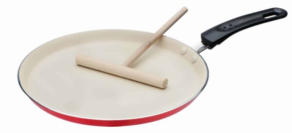 GSW Induktion Crepepfanne mit Holzteigverteiler Ø 26 cm NEU