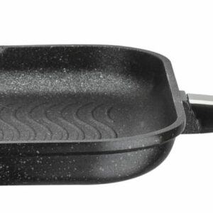GSW Grillpfanne Steakpfanne Induktion 28x28cm Titanium Granit Ferrotherm NEU