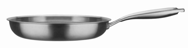 GSW Edelstahl Bratpfanne Induktion Tri-Ply Gastro Ø 28 cm Silber NEU – Bild 2