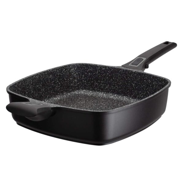 GSW Quadura Brat-Pfanne mit Abnehmbarer Griff Easy Click Ø 24 x 24 x cm NEU