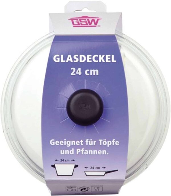 GSW Universal-Glas-Deckel Topf Bratpfanne Bräter Ø 32 cm NEU – Bild 2