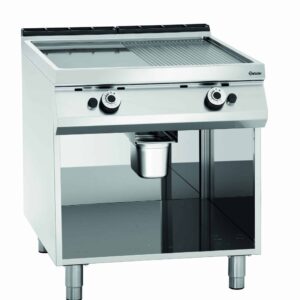 Bartscher Gas-Griddleplatte, 1/2 + 1/2, OU