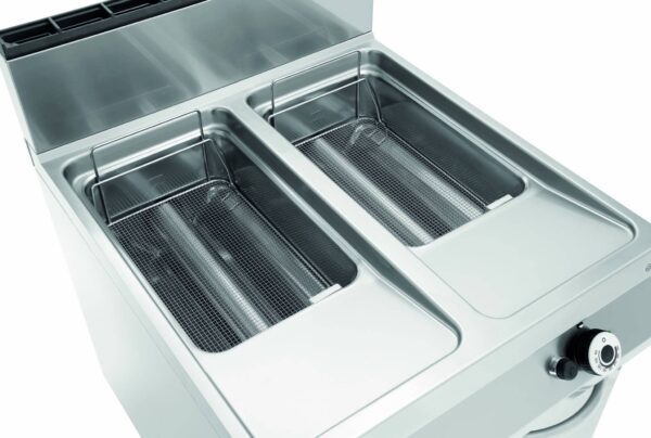 Bartscher Gas-Standfritteuse, 2 Becken – Bild 5