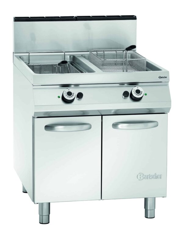 Bartscher Gas-Standfritteuse, 2 Becken – Bild 8