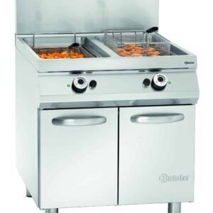 Bartscher Gas-Standfritteuse, 2 Becken