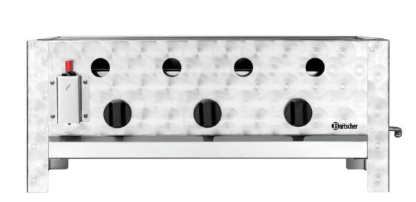 Bartscher Gas-Tischbräter Tisch-Grill mit Grillrost aus Edelstahl 10 kW Silber – Bild 8
