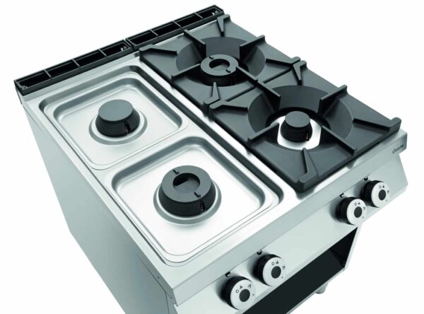 Bartscher Gasherd 900, B800, 4FL, GBO 2/1GN – Bild 7
