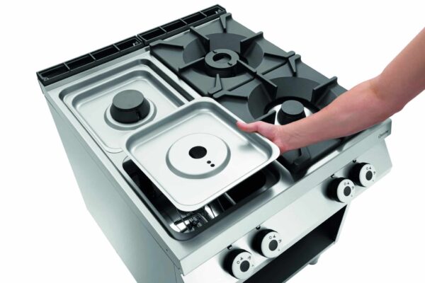 Bartscher Gasherd 900, B800, 4FL, GBO 2/1GN – Bild 8