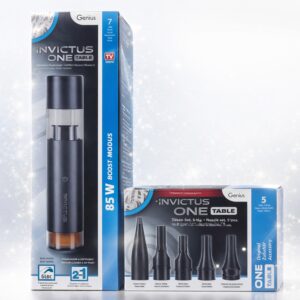 Genius Akku-Handsauger 2in1 Handstaubsauger + Luftpumpe + Düsen-Set 5-tlg. NEU