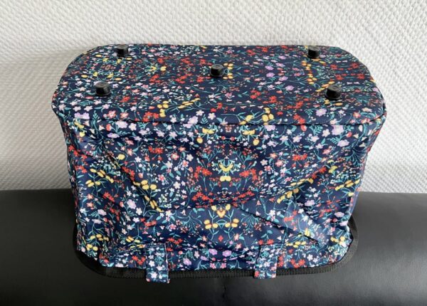 Genius Einkaufskorb Einkaufstasche Tragekorb FALKO faltbar 26 L Blue Flowers – Bild 3