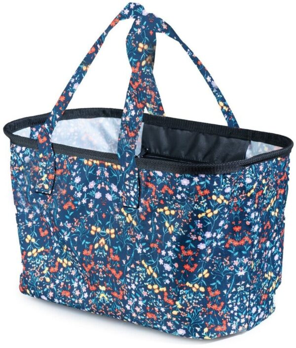 Genius Einkaufskorb Einkaufstasche Tragekorb FALKO faltbar 26 L Blue Flowers