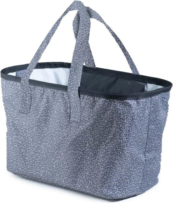 Genius Einkaufskorb Einkaufstasche Tragekorb FALKO faltbar 26 Liter Grau Schwarz