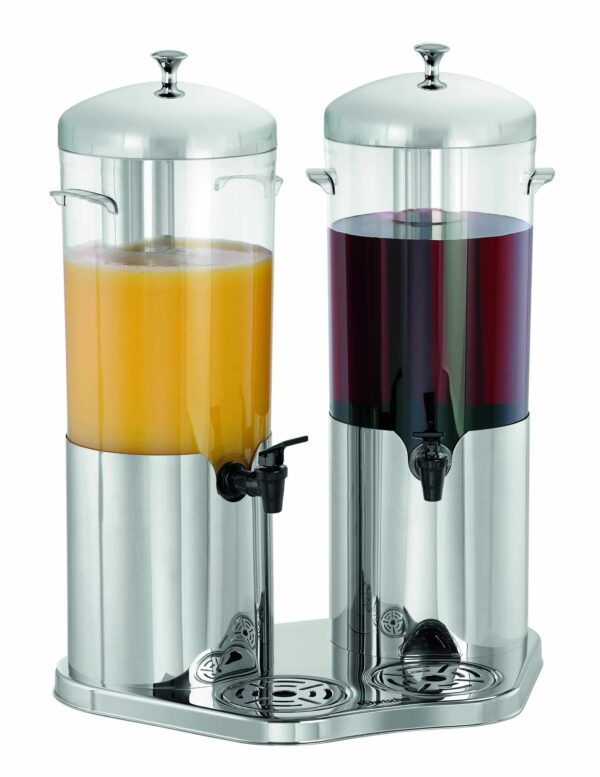 Bartscher DUO Getränke-Dispenser Saft-Spender 2x 5 Liter NEU
