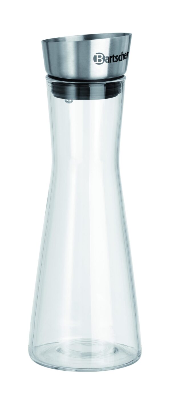 Bartscher Glas-Karaffe aus Glas und Edelstahl 750 ml NEU – Bild 6