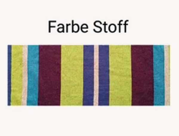 Hängematte Liegematte mit Gestell Komplett-Set Liegefläche 190 x 80 cm Grün NEU – Bild 2