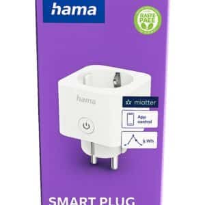 Hama Smart Steckdose Matter WLAN mit Strommessung 230V 16A 3680W NEU
