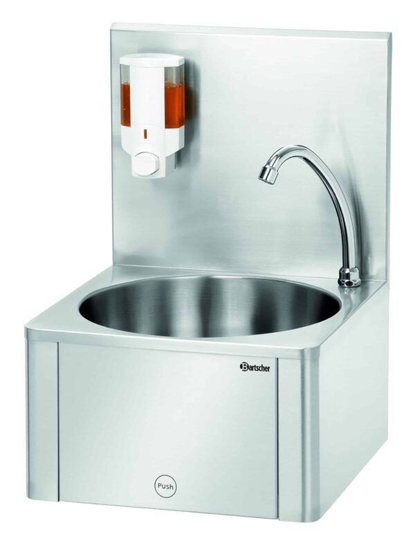 Bartscher Handwaschbecken Waschbecken Silber NEU – Bild 3