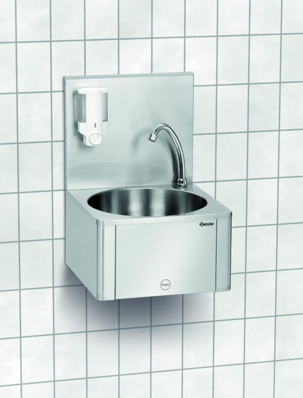 Bartscher Handwaschbecken Waschbecken Silber NEU – Bild 2