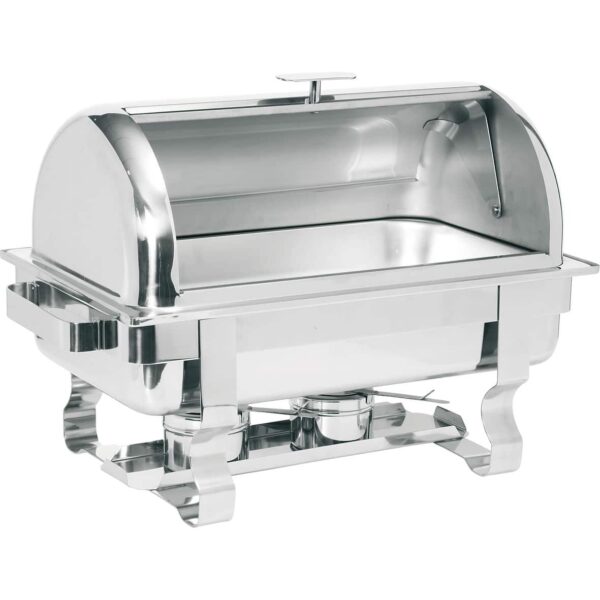 Hendi Speisewärmer Chafing-Dish Rolltop 1/1 GN Brennpaste Edelstahl NEU – Bild 3