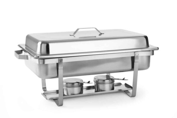 Hendi Speisewärmer Chafing-Dish aus Edelstahl 1/1-GN 9 Liter NEU – Bild 3