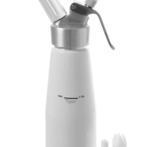 Hendi Sahnespender für N2O Sahne-Kapseln 0,5 Liter 500 ml Weiss NEU