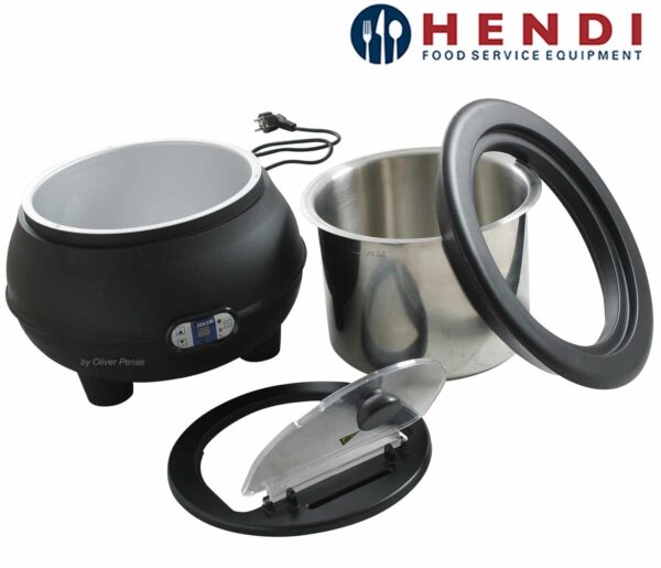 Hendi Elektro Suppenkessel Suppentopf Speisewärmer 8 Liter 230V NEU – Bild 5