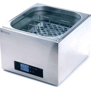 Hendi CNS Gastro Sous Vide Gerät Wasserbad Niedertemperaturgaren GN 2/3 13 Liter
